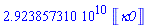 0.2923857310e11*Unit(kappa0)