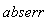 abserr