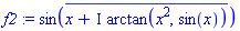 f2 := sin(conjugate(x+I*arctan(x^2, sin(x))))
