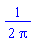 (1/2)/Pi