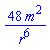 48*m^2/r^6