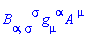 B[alpha, sigma, `~sigma`]*Physics:-g_[mu, `~alpha`]*A[`~mu`]