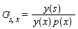 G[s, x] = y(s)/(y(x)*p(x))
