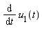 diff(u[1](t), t)