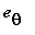 e[theta]