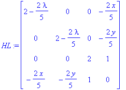 HL := Matrix(%id = 19876476)