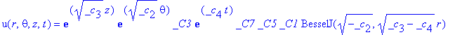 u(r,theta,z,t) = exp(_c[3]^(1/2)*z)*exp(_c[2]^(1/2)*theta)*_C3*exp(_c[4]*t)*_C7*_C5*_C1*BesselJ((-_c[2])^(1/2),(_c[3]-_c[4])^(1/2)*r)+exp(_c[3]^(1/2)*z)*exp(_c[2]^(1/2)*theta)*_C3*exp(_c[4]*t)*_C7*_C5*...