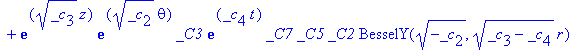 u(r,theta,z,t) = exp(_c[3]^(1/2)*z)*exp(_c[2]^(1/2)*theta)*_C3*exp(_c[4]*t)*_C7*_C5*_C1*BesselJ((-_c[2])^(1/2),(_c[3]-_c[4])^(1/2)*r)+exp(_c[3]^(1/2)*z)*exp(_c[2]^(1/2)*theta)*_C3*exp(_c[4]*t)*_C7*_C5*...