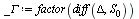 `:=`(_GAMMA, factor(diff(Delta, S[0])))