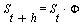 S[`+`(t, h)] = `*`(S[t], `*`(Phi))
