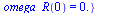 {omega_L(0) = 0., omega_R(0) = 0.}