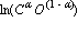 ln(C^alpha*O^(1-alpha))