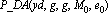 P_DA(yd, g, g, M[0], e[0])