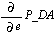 diff(P_DA, e)
