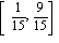 [1/15, 9/15]