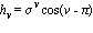 h[v] = sigma^v*cos(v-pi)