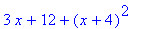 3*x+12+(x+4)^2