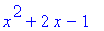 x^2+2*x-1