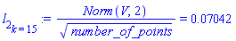 l[2][k = 15] := Norm(V, 2)/number_of_points^(1/2) = 0.7042e-1
