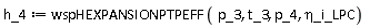 h_4 := wspHEXPANSIONPTPEFF(p_3, t_3, p_4, `&eta;_i_LPC`)