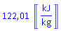 122.0104042*Units:-Unit(kJ/kg)