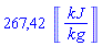 267.4215357*Units:-Unit(kJ/kg)