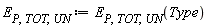 E[P, TOT, UN] := E[P, TOT, UN](Type)