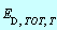 E[D, TOT, T]