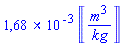 0.1682369264e-2*Units:-Unit(m^3/kg)