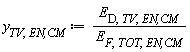 y[TV, `EN,CM`] := Units:-Standard:-`*`(E[D, TV, `EN,CM`], Units:-Standard:-`/`(E[F, TOT, `EN,CM`]))