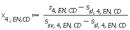 x[4, `EN,CD`] := Units:-Standard:-`*`(Units:-Standard:-`+`(s[4, EN, CD], Units:-Standard:-`-`(s[sl, 4, EN, CD])), Units:-Standard:-`/`(Units:-Standard:-`+`(s[sv, 4, EN, CD], Units:-Standard:-`-`(s[sl, 4, EN, CD]))))