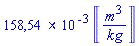 .1585436940*Units:-Unit(m^3/kg)