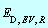 E[D, EV, R]