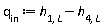 `#msub(mi("q",fontstyle = "normal"),mo("in"))` := Units:-Standard:-`+`(h[1, L], Units:-Standard:-`-`(h[4, L]))