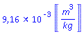0.9158027894e-2*Units:-Unit(m^3/kg)