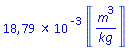 0.1878649972e-1*Units:-Unit(m^3/kg)