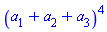 (a[1]+a[2]+a[3])^4