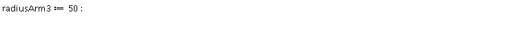 radiusArm3 := 50