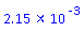 0.2147607467e-2