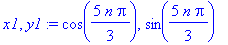 x1, y1 := cos(5/3*n*Pi), sin(5/3*n*Pi)