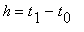 h = t[1]-t[0]