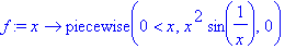 f := proc (x) options operator, arrow; piecewise(0 ...