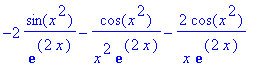 -2*sin(x^2)/exp(2*x)-cos(x^2)/(x^2*exp(2*x))-2*cos(...