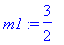 m1 := 3/2