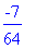 -7/64