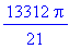 13312/21*Pi