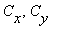 C[x], C[y]