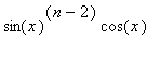 sin(x)^(n-2)*cos(x)