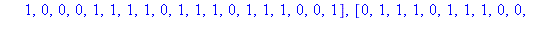 [[0, 0, 1, 1, 0, 1, 1, 0, 0, 0, 0, 1, 0, 0, 1, 1, 0, 0, 0, 1, 1, 0, 0, 0, 0, 1, 1, 1, 1, 1, 0, 1, 1, 0, 1, 1, 1, 0, 1, 0, 1, 1, 0, 1, 0, 1, 0, 0], [0, 1, 1, 1, 0, 0, 1, 0, 0, 1, 1, 1, 1, 0, 0, 1, 1, 0...