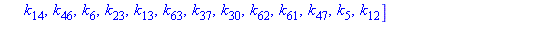 [k[58], k[34], k[17], k[43], k[3], k[36], k[52], k[11], k[50], k[57], k[2], k[25], k[51], k[18], k[9], k[44], k[27], k[41], k[42], k[49], k[19], k[10], k[1], k[60], k[7], k[45], k[20], k[39], k[22], k...